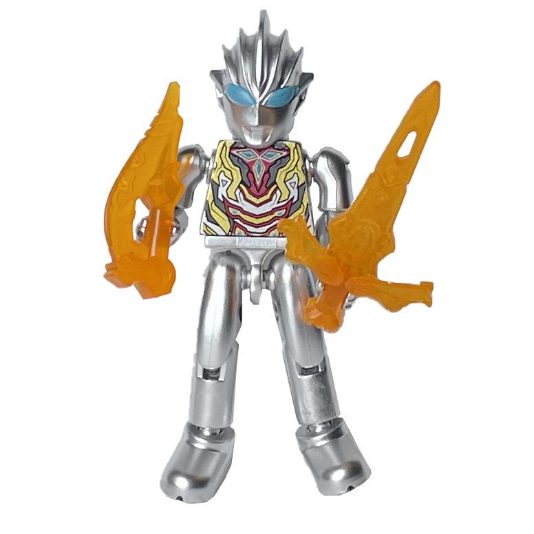 Multi-Joint beweglichen Krieger Hero Baustein Puppe Modell Puzzle Baustein Spielzeug