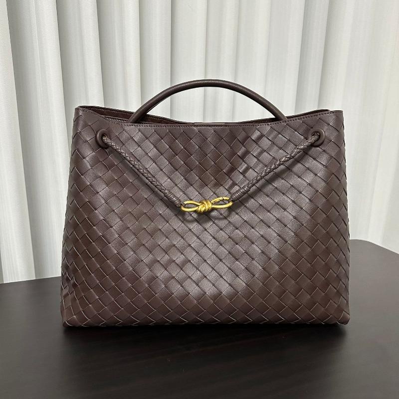 Modische neue gewebte Tasche große Kapazität vielseitig Diamant-Rindsleder-Tragetasche lässige Schulter-Handtasche