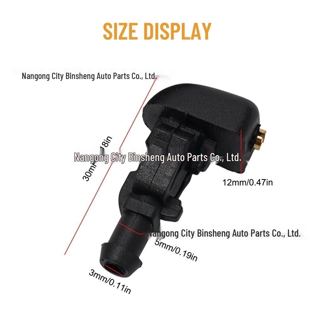 3W7Z17603AA Windshield Wiper Washer Nozzle for 2003-14 Ford F-150 Flex