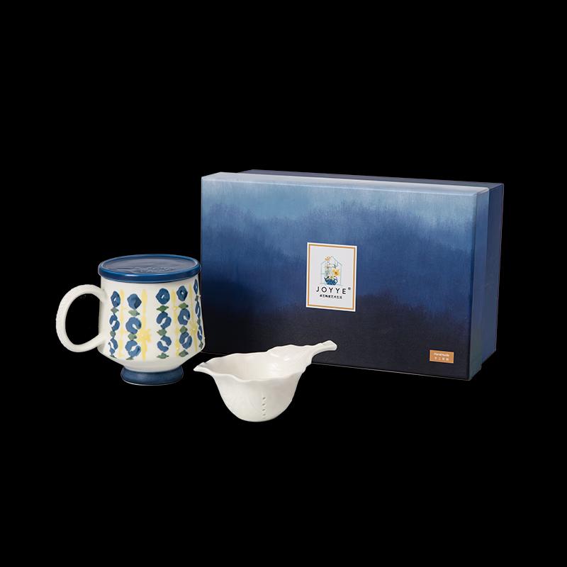 JOYYE Dyed Blossom Ceramic Mug Set