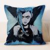 Arcane Cushion Cover, League of Legends Anime Throw Pillow, Home Sofa & Car Decor