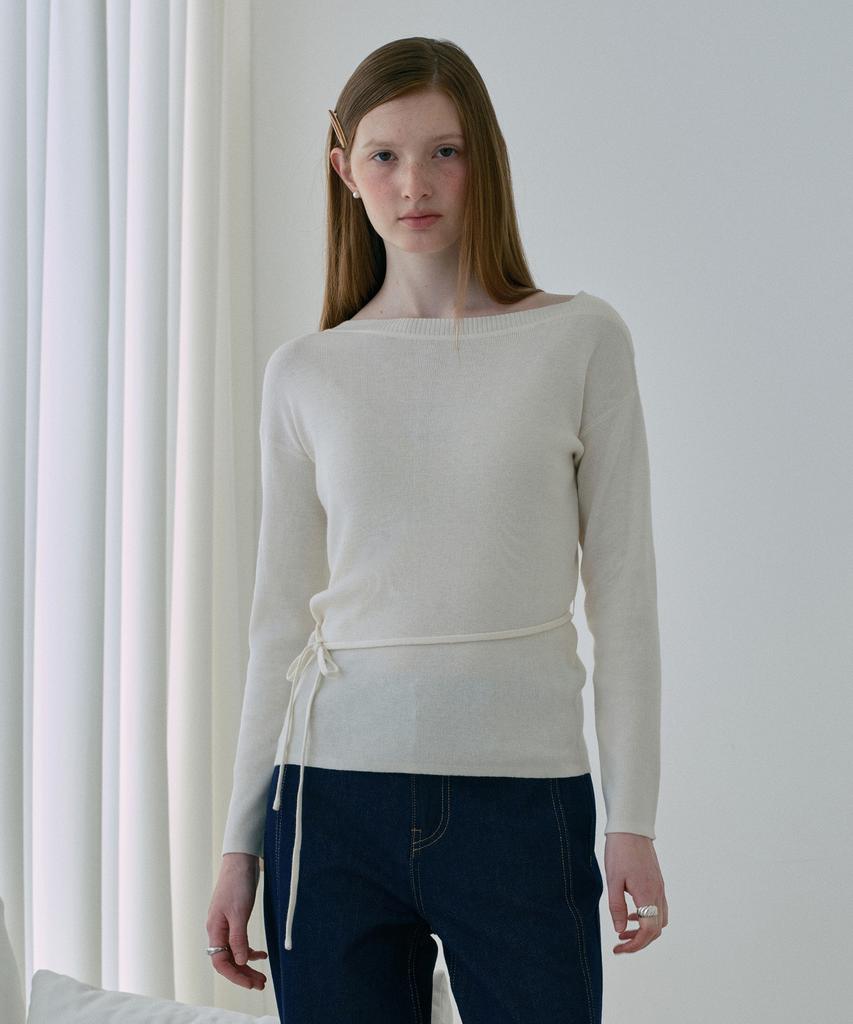 JUCYJUDY Wool Blend Modified Neck Knit J1Kt124A