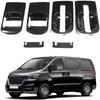 6Pcs/Set Car ABS Carbon Fiber Door Handle Bowl Cover For Grand Starex H1 I800 2018- Car Accessories