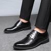 Klasické Pánske Spoločenské Topánky Špicatá Špička Mäkká Podrážka Business Casual Pánske Formálne Topánky Pánske Kancelárske Mokasíny Svadobná Párty Oxfordy Topánky