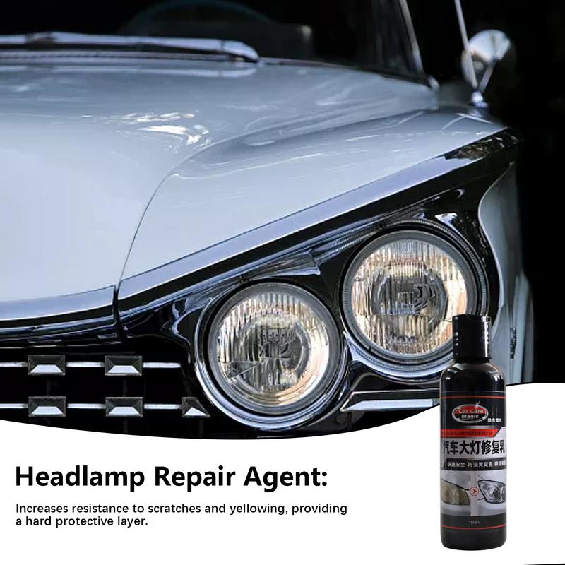 Innovative Headlight Repair Polish 150ml Headlight Restore And Protect Liquid Protective Headlight Restorer For Oxidation