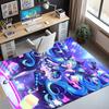 Hatsune Miku Pattern Rug, Indoor/Outdoor Mat, for Picnic, Gameroom, Bedroom, Office, Living Room, Home Decor Carpet, Birthday Gift