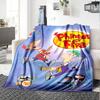1pc Phineas and Ferb1 Blanket, Gift, for Men and Women, Soft Blanket, Good for Sofa Bed Couch Travel, Lightweight Flannel Blanket