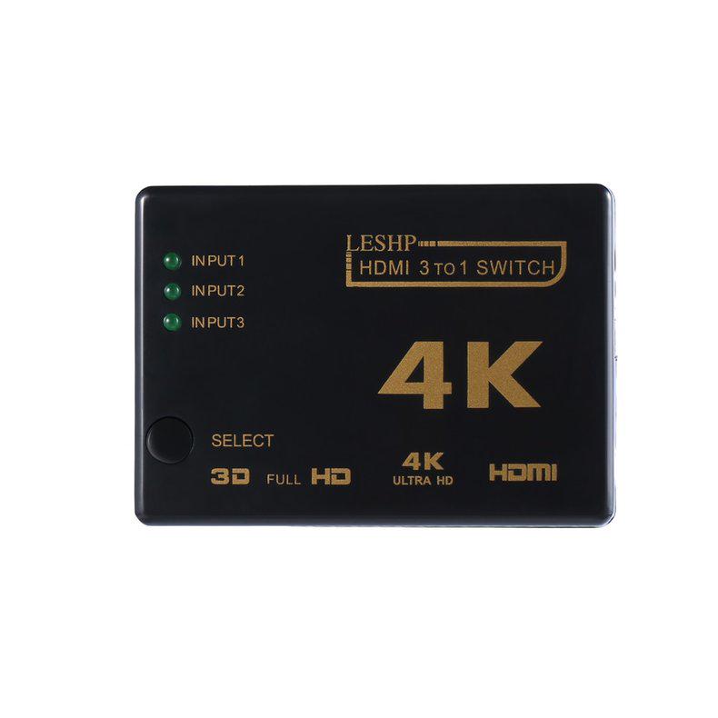 Leshp Router Buy LESHP Black 3 To1 4K 1080P HDMI Switch Video Audio Switcher ...