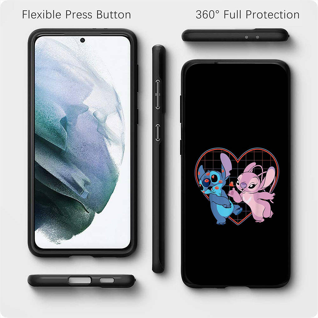 for Motorola Moto Edge 60 50 G54 G86 Samsung Galaxy S25 iPhone 17 16 15 Xiaomi Redmi Note 14 13 Pro Max Phone Case Wallpaper Lilo Poster Stitch Cover