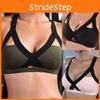 Breathable Women Sports Bra Featuring Front Cross Style And Seamless Support