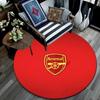 Arsenal Football Club3 Round Area Rug,Carpet Rug for Living Room Bedroom Sofa Playroom Decor,Non-slip Floor Mat