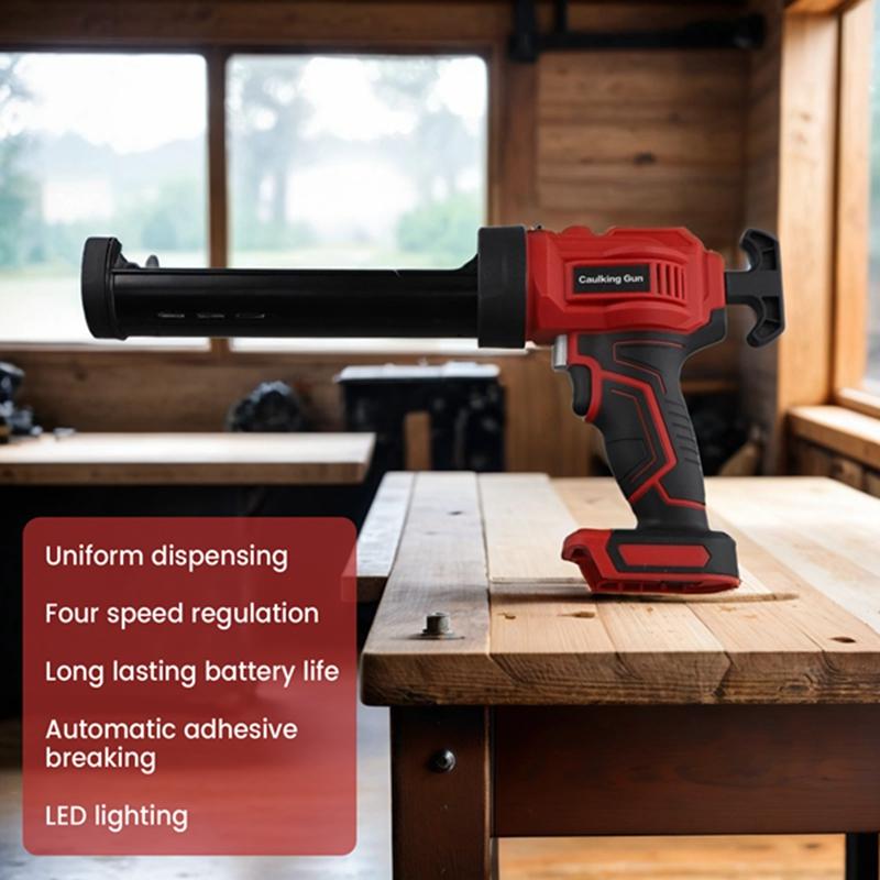 A96I-Electric Caulking Tool For 18V 21V Battery Cement Glass Adhesive Glue Seal Sealant Tool (No Battery)
