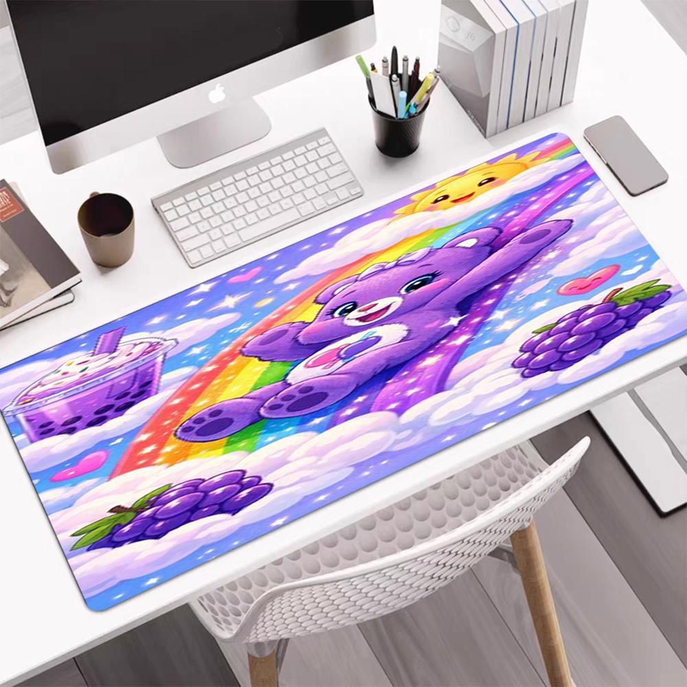 Bear Theme Mouse Pad, Non Slip Rubber Base, Multifunctional Office & Home Decor, Perfect for Workspace Personalization.
