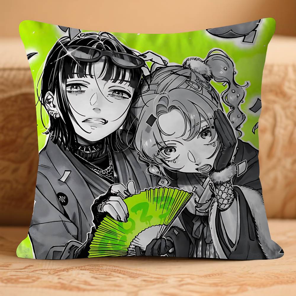 

Аниме А-Ая Оосава Кога МицукиS Наволочка Съемный Моющийся Чехол для Подушки – Всесезонный Мягкий Лен 16x16Inch
