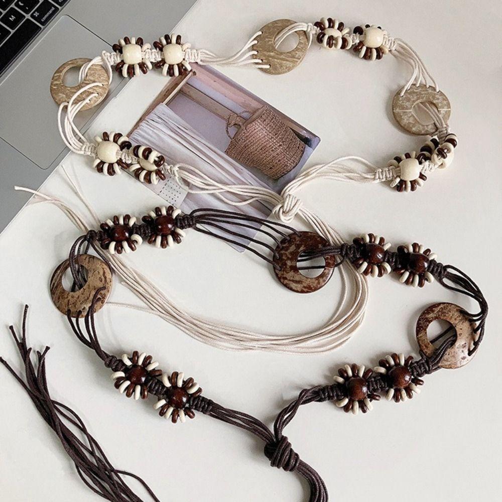 Bohemian Tie Rope Waist Belt Luxury Design Waist Strap Trend Punk Waistband