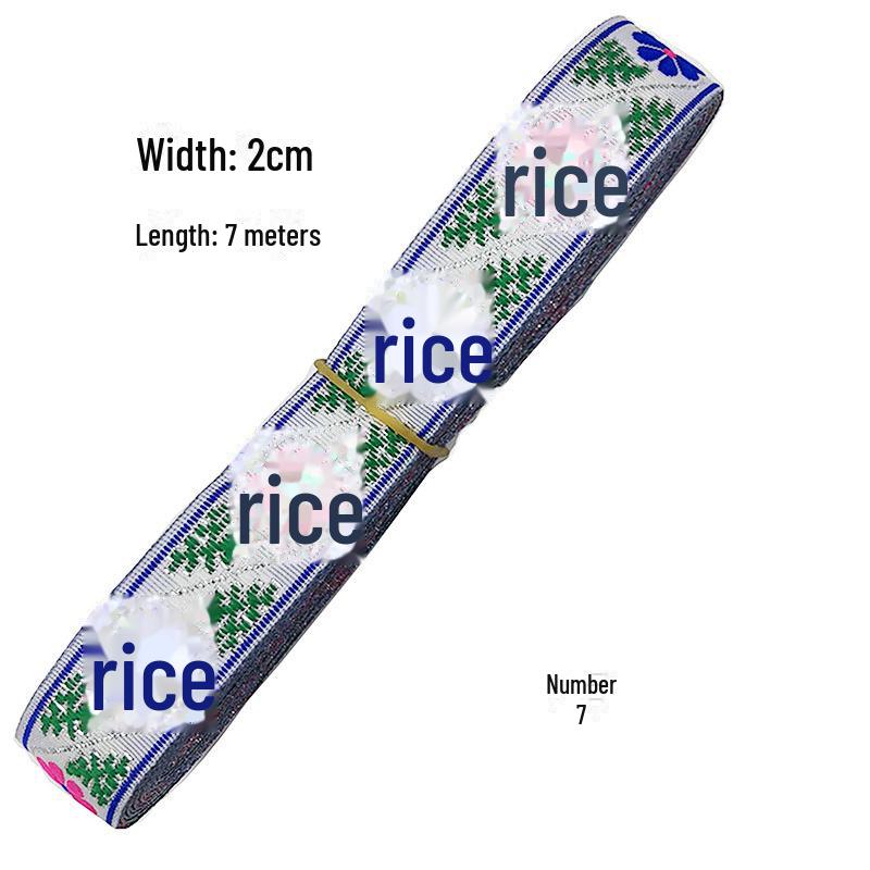 Pânză jacquard etnică: Accesorii și decorațiuni interioare Hanfu de 2 cm