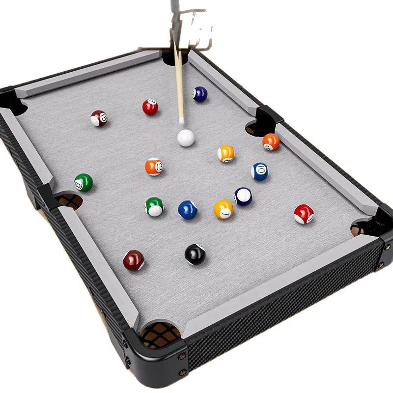 Large Indoor Fiber Pool Table for Kids: Parent-Child Interactive Game for Small Families