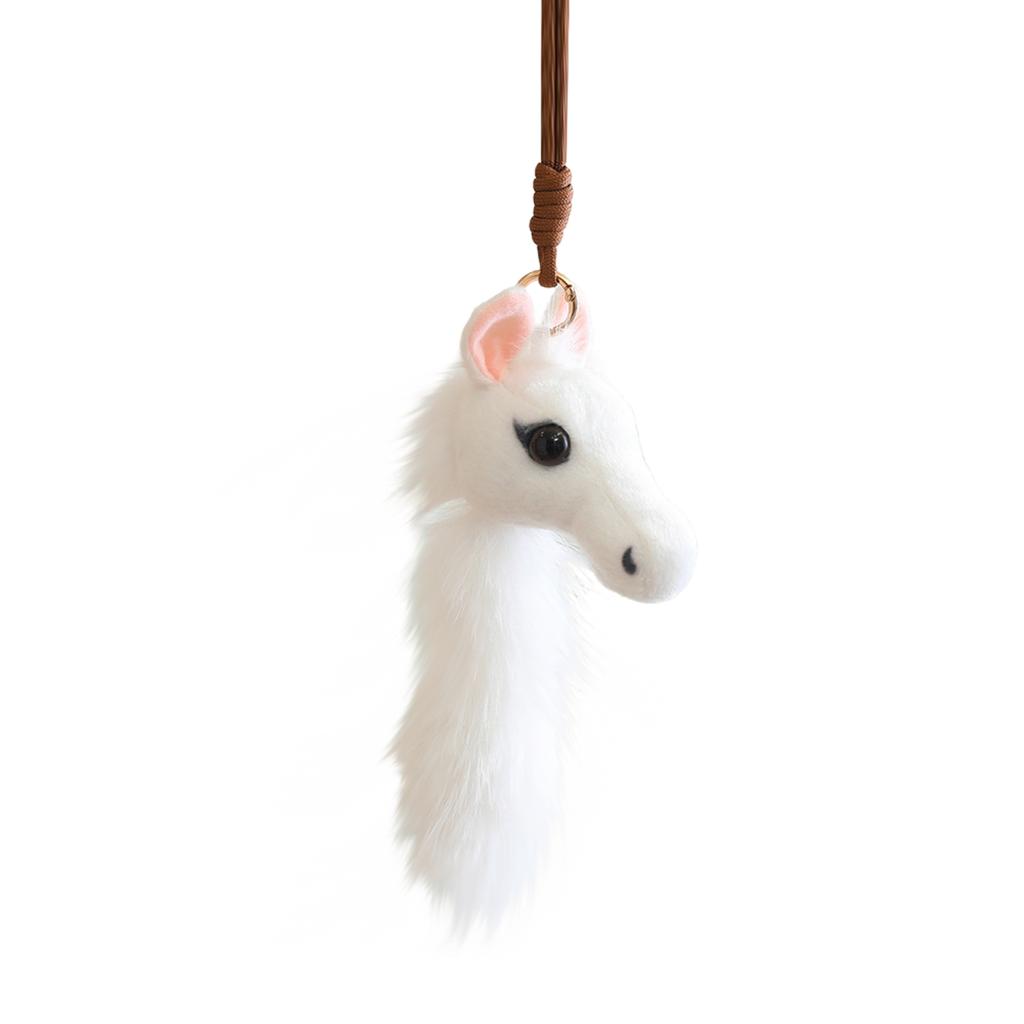 Horse-shaped Wallet Charm - Cute Horse Head Keychain, Plush Backpack Charm - Unisex Wallet And Backpack Decoration For Home.