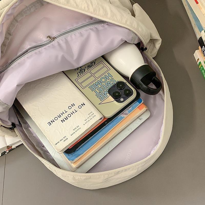 The New Schoolbag Is High-value, Fresh and Sweet, Candy-colored Backpack, Lightweight and Large-capacity Backpack for Junior High School Students.