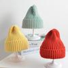 Candy Color Baby Hat Ins Korean Style Kids Beanie Stylish Outdoor Knitted Hat  For Children