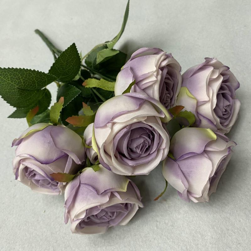 Artificial Rose Bouquet With Soft Fabric For Home Decor And Hotel Gift Displays
