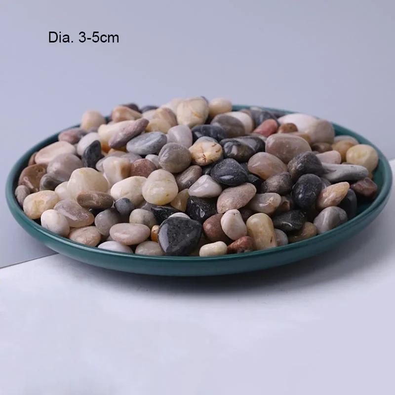 

250g 500g Natural Aquarium Decor Stone Rockery Landscaping Fish Tank Colorful Stone Fish Tank Decoration about 250g