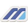 Mizuno Golf Marker Monogram M Unisex Blending Vintage Essence with Modern Style White X Blue 5LGD2615 - -