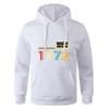 Men's Multi - Color Fashionable Printed Pocket Sports Fitness Casual Sweatshirt Pullover Hoodie