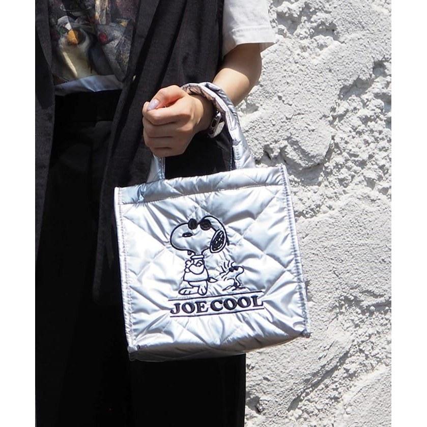 FREAKS STORE Snoopy Puffy Cubic Bag 25AW Tote Silver Black