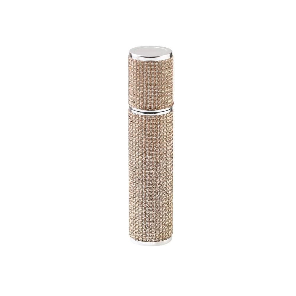 10ml Perfume Bottle Leak-proof Full Rhinestone Cosmetic Container Refillable Ultra-fine Mist Fragrance Container for Woman