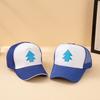 Anime Gravity Falls Dipper Pines Nadruk Niebieskiej Sosny Czapka Truckerka Mężczyźni Kobiety Kreskówka Cosplay Regulowana Czapka Baseballowa Na Zewnątrz