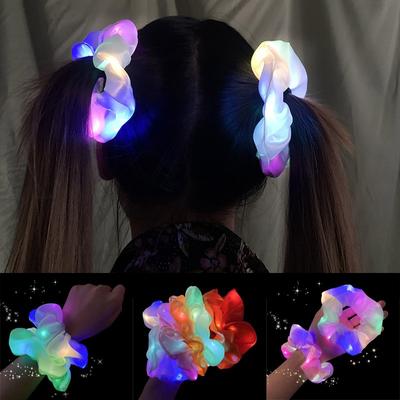 1PC Canlı Saç Aksesuarları Hairband Elastik Led Işıklı Parlayan Parti Festivali Kadın Modası
