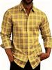 Must-have Plaid Long Sleeve Shirt, Stylish Versatile Casual Wear