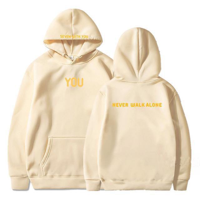 Jimin Kapüşonlu Sweatshirt - Park Jimin, Kim Seokjin, Kim Namjoon Esintili Sweatshirt