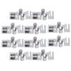 10Pcs Elastic Cord Presser Foot Stainless Steel Rustproof Accurate Size Stretch Presser Foot for Sewing Machine