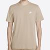 Nike Embroidered Logo Crew Neck T-Shirt Men Tops Khaki AR4997-247