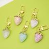 Strawberry Heart Keychain: Cute Resin Strawberry Bag and Wallet Charm