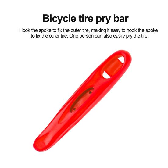 Bicycle Tire Lever Tyre Spoon Ergonomic Design Rounded Edge Burr-Free Reliable
