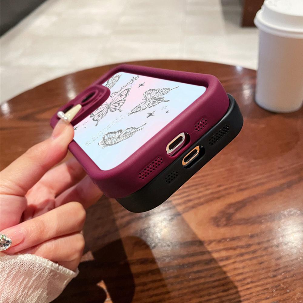 Angel Eye Soft Phone Case for Samsung A13 A23 A53 A14 A24 A34 A54 A15 A25 A35 A55 S20 S23 FE S24 Ultra Ae67 Butterfly flower Cute cartoon art design