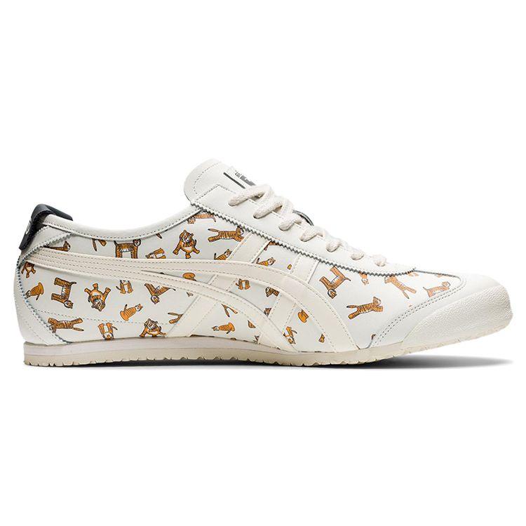 ONITSUKA TIGER Mexico 66 Model Tigru Alb Unisex Pantofi Sport Retro Lifestyle cu Top Jos 1183B785-100