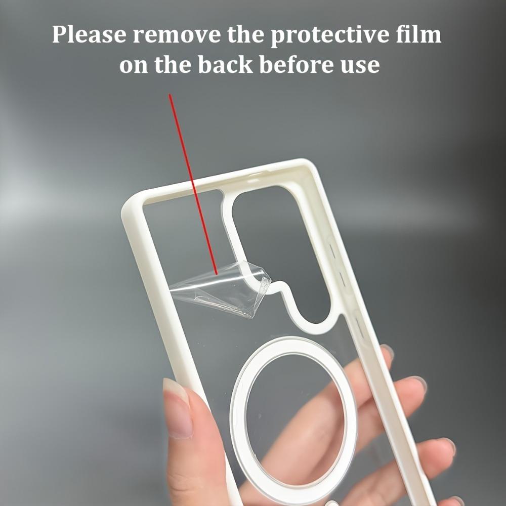 Transparent for Magsafe Magnetic Case For Samsung Galaxy S26 S25 S24 S23 S22 Plus Ultra FE Edge Wireless Charging Protect Cover