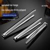Stainless Steel Multi-Purpose Tongs: Perfect for Ice, Food, Bread, Fruits, Grilled Sausage, and Lemon