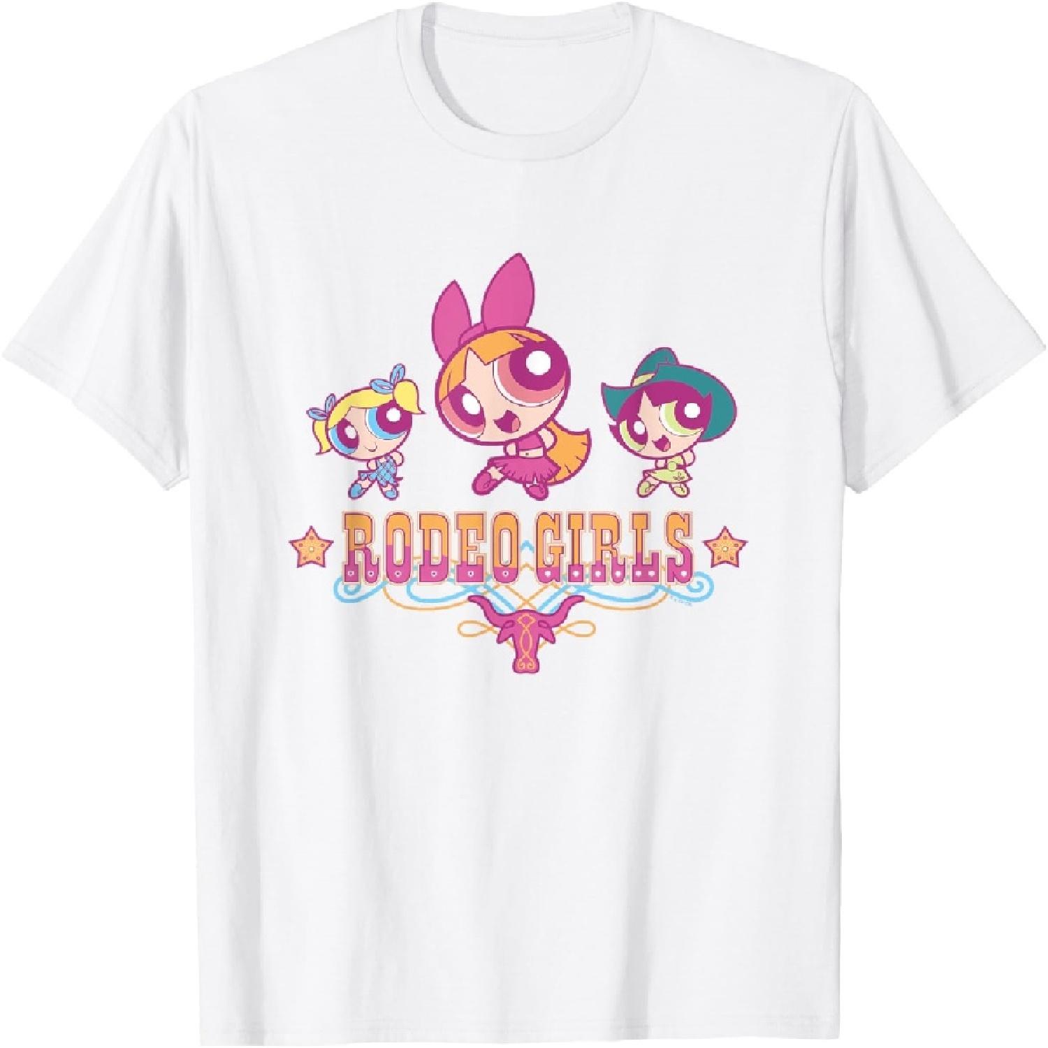 The Powerpuff Girls Rodeo Girls Group Shot Vintage T-Shirt XXXXXL белый