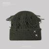 Autumn and Winter Warm Hats for Women Versatile Star Hole Knitted Hats  Warm Ear Protection Woolen Hats for Men