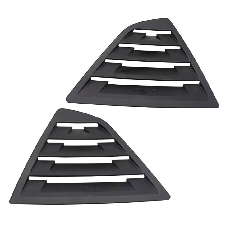 För bakre sidofönsterjalusiram med lameller för solskyddspanelöverdrag