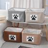Multi Purpose Cloth Storage Bin With Foldable Design For Bedroom Kids Room And Living Room Easy To Carry
