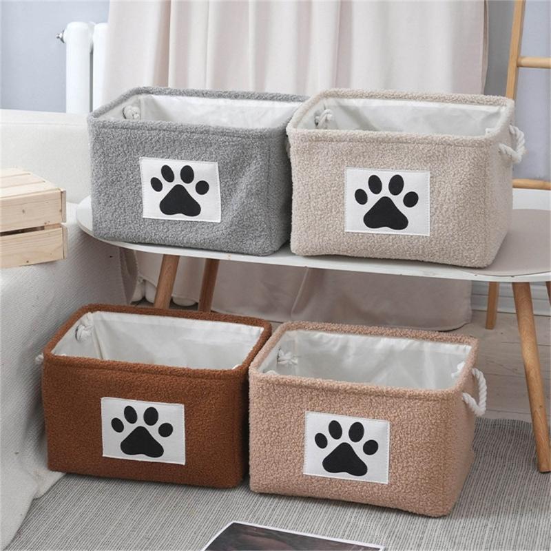 Multi Purpose Cloth Storage Bin With Foldable Design For Bedroom Kids Room And Living Room Easy To Carry
