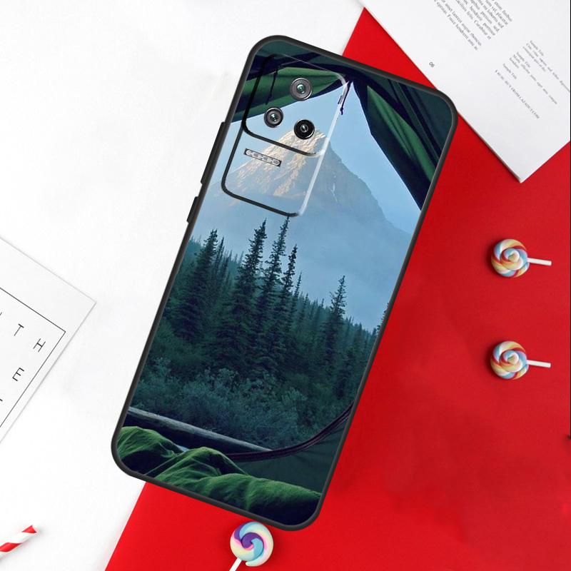 Camping Nature Mountain Cover For Xiaomi 13T 11T 12T 14T Pro 13 14 15 Ultra POCO X7 Pro X3 X5 X6 F5 F6 M6 Pro Case
