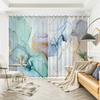 Custom Curtains for the Whole House Nordic Modern American Industrial Curtains Marble Curtains Living Room Bedroom Semi-shading