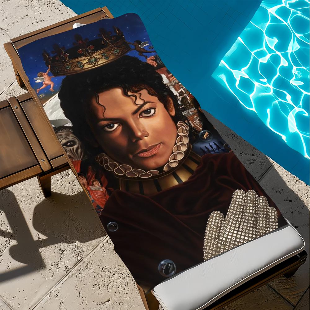 M-michael-l Singer Towel Beach Quick Dry Soft J-jackson Pool Towels Gift for Travel Gym Shower Camping Sports